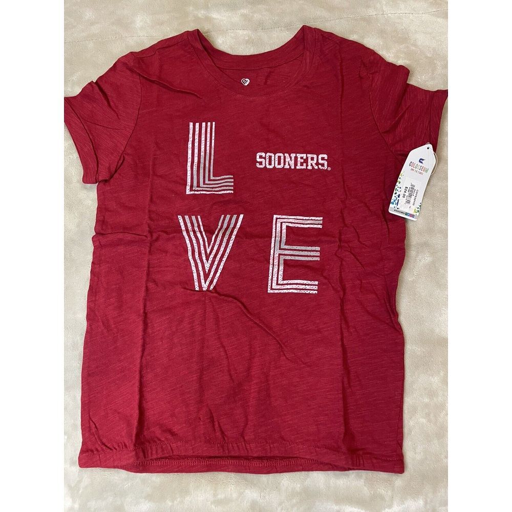 Oklahoma Sooners Girls Shirt Size XL (14-16)